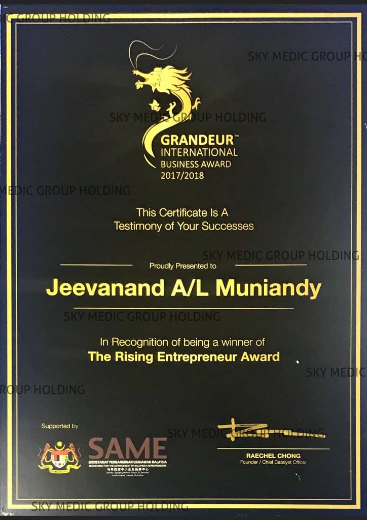 Grandeur International Award 2017-18