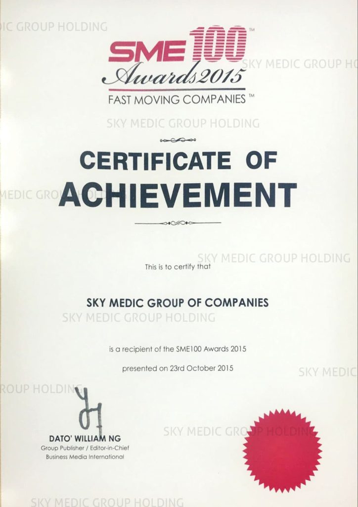SME100 Award 2015